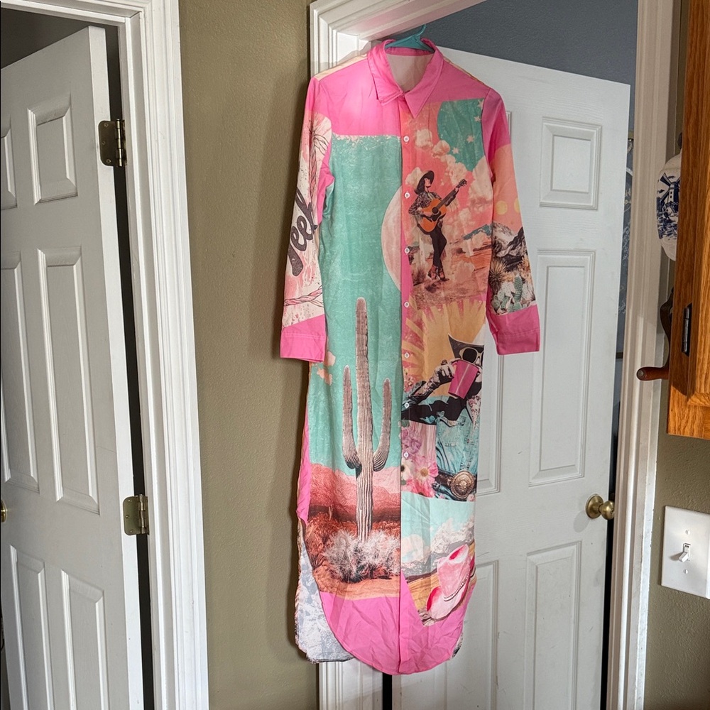 Baha Ranch Pop Art Collection Duster/Dress
